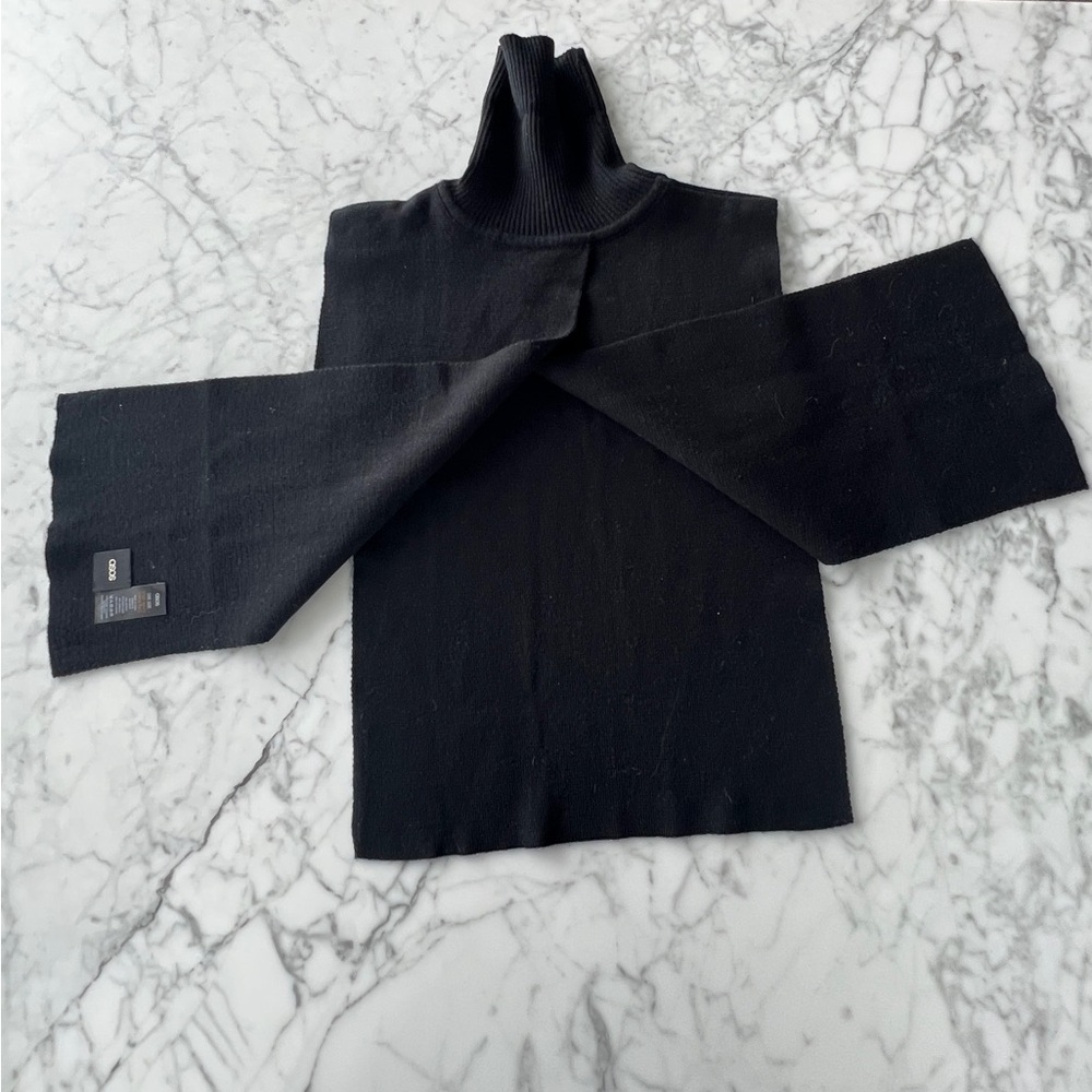 BNWOT ASOS Black Turtleneck Sweater/Cape
